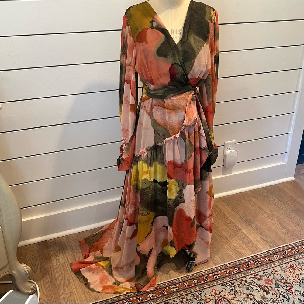 Anthropologie Hutch Multi-tiered Wrap Dress. Size: XL - NEW WITH TAGS